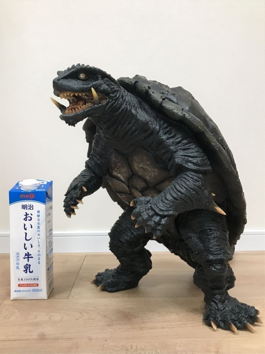 この世に1つ！ M1号自作の『三尺 ガメラ』 全長約90センチ プロップ 