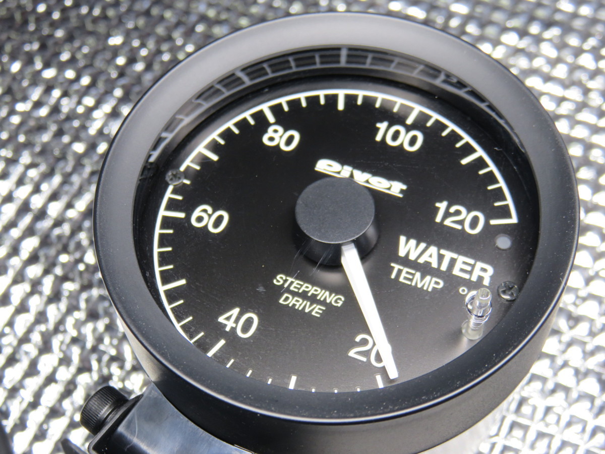 Pivot(ピボット) GT GAUGE-60 GOW 水温計 Φ60 追加メーター OBDタイプ 