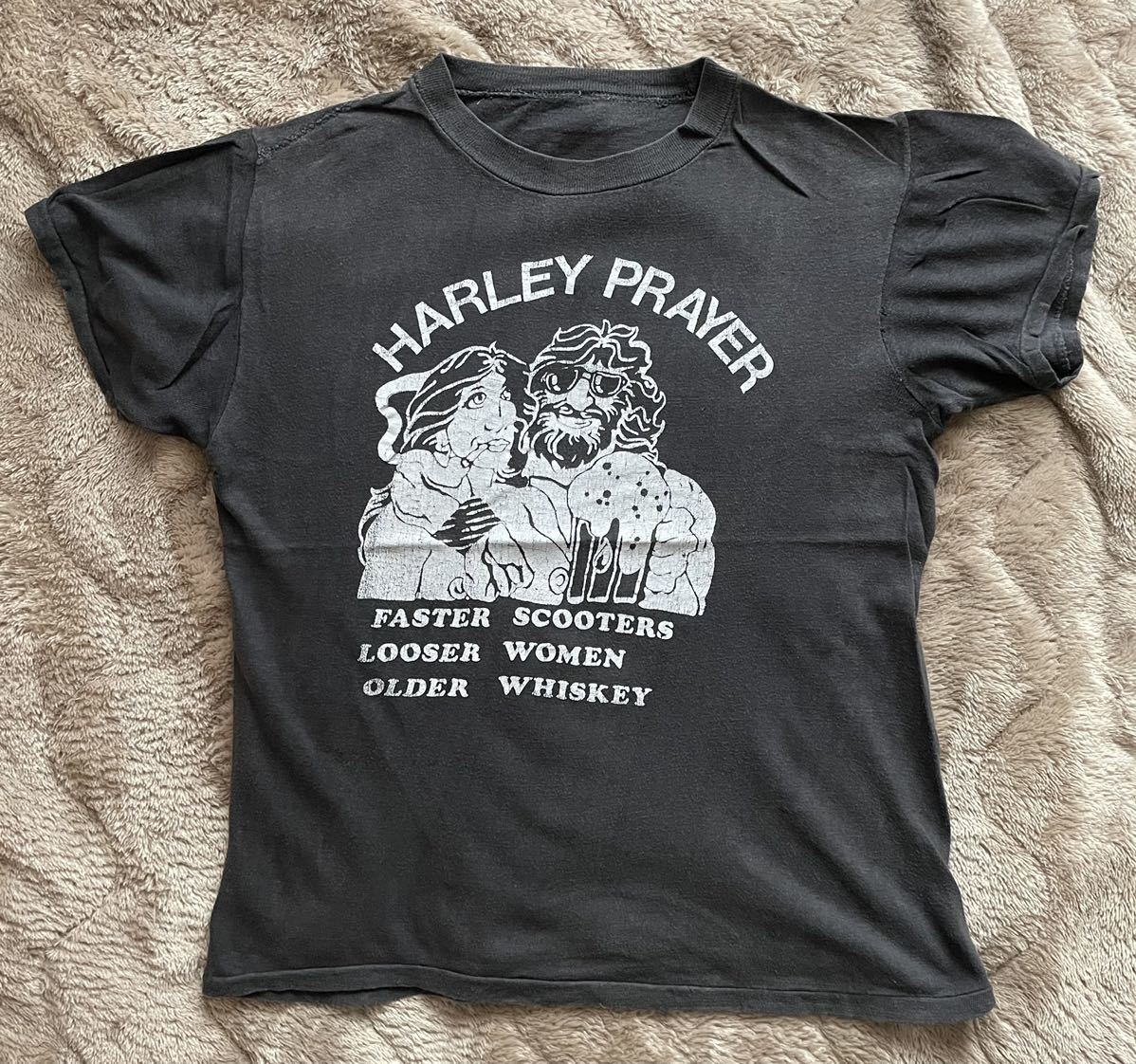 1円〜開始】70s vtg vintage ビンテージ ハーレー・ダビッドソン T