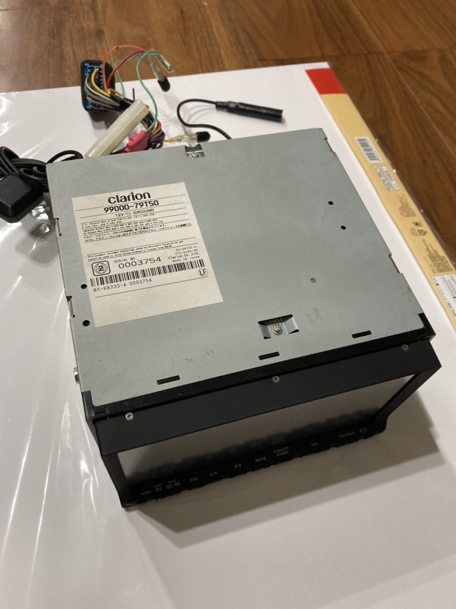 ナビ 中古　クラリオン Clarion GCX708A スズキ純正？ GCX708A クラリオン Clarion クラリオン製 中古品スズキ純正 -gcx708awの中古品・新品・未