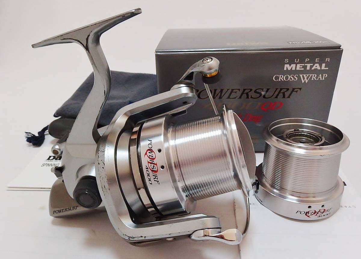 ☆ダイワ POWERSURF パワーサーフ 4000QD・替スプール付☆DAIWA