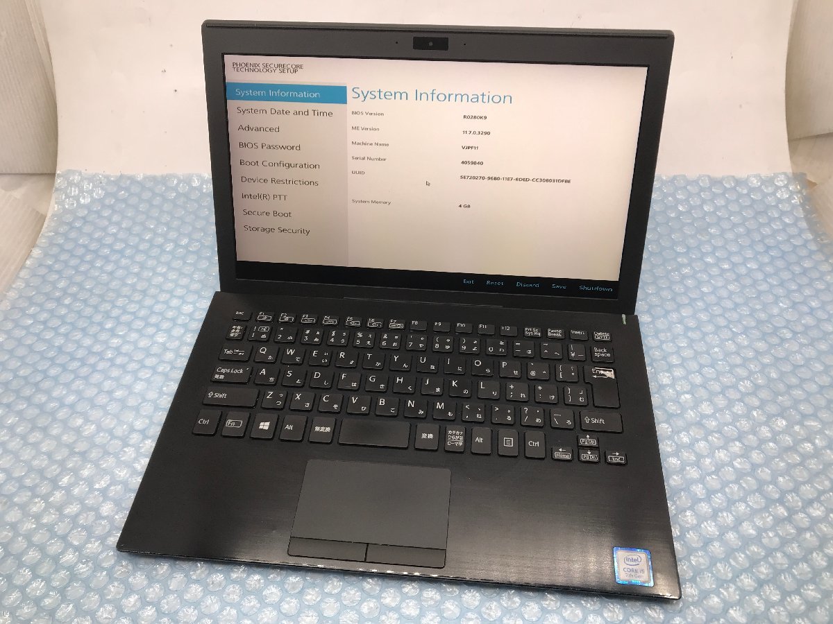 Pro VAIO Core VJPF11 256GB i5-7200U PF 1.8GHz⁄8GB⁄SSD i7-8550U 