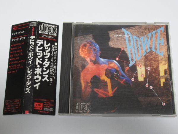 デビッド・ボウイ レッツ・ダンス 帯付 CP35-3034 税込定価3286円 全8