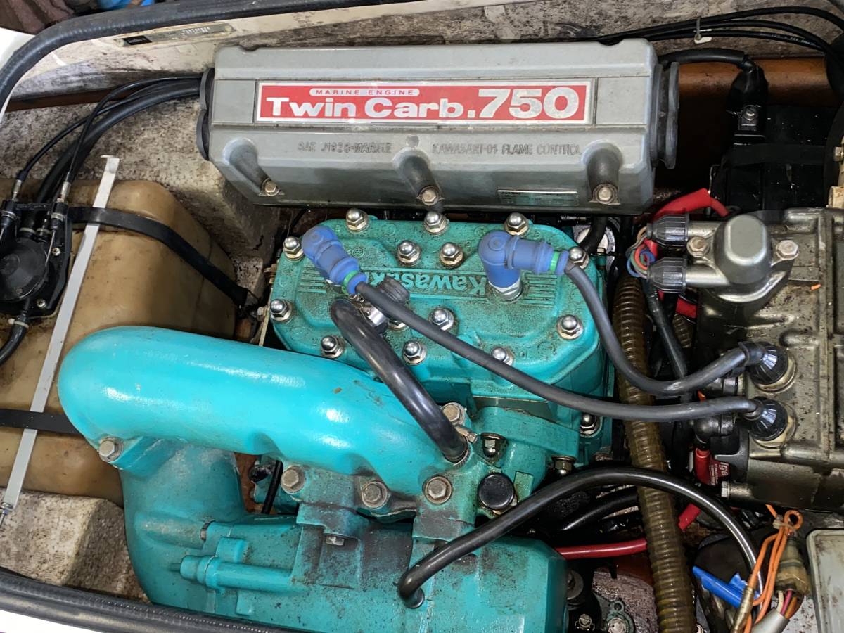 ジェットスキー】カワサキ JS 750 SXI pro 船体カバー付き(水上