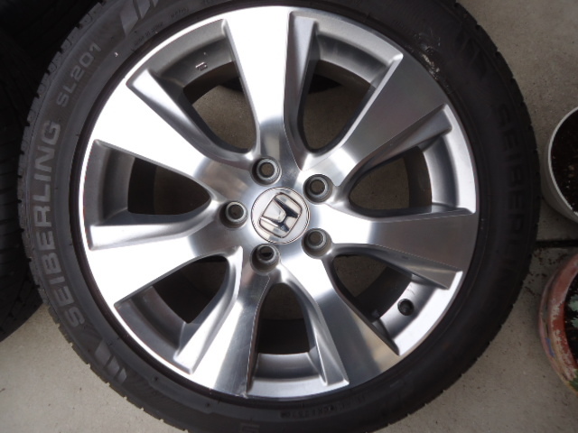 ☆ホンダ純正 17インチ 7J+45 215/50R17 SEIBERING 2020年製 4本 
