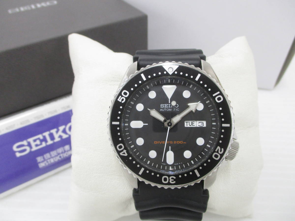 K28○作動良好 美品 SEIKO セイコー SCUBA 200m スキューバ 7N35-6060 