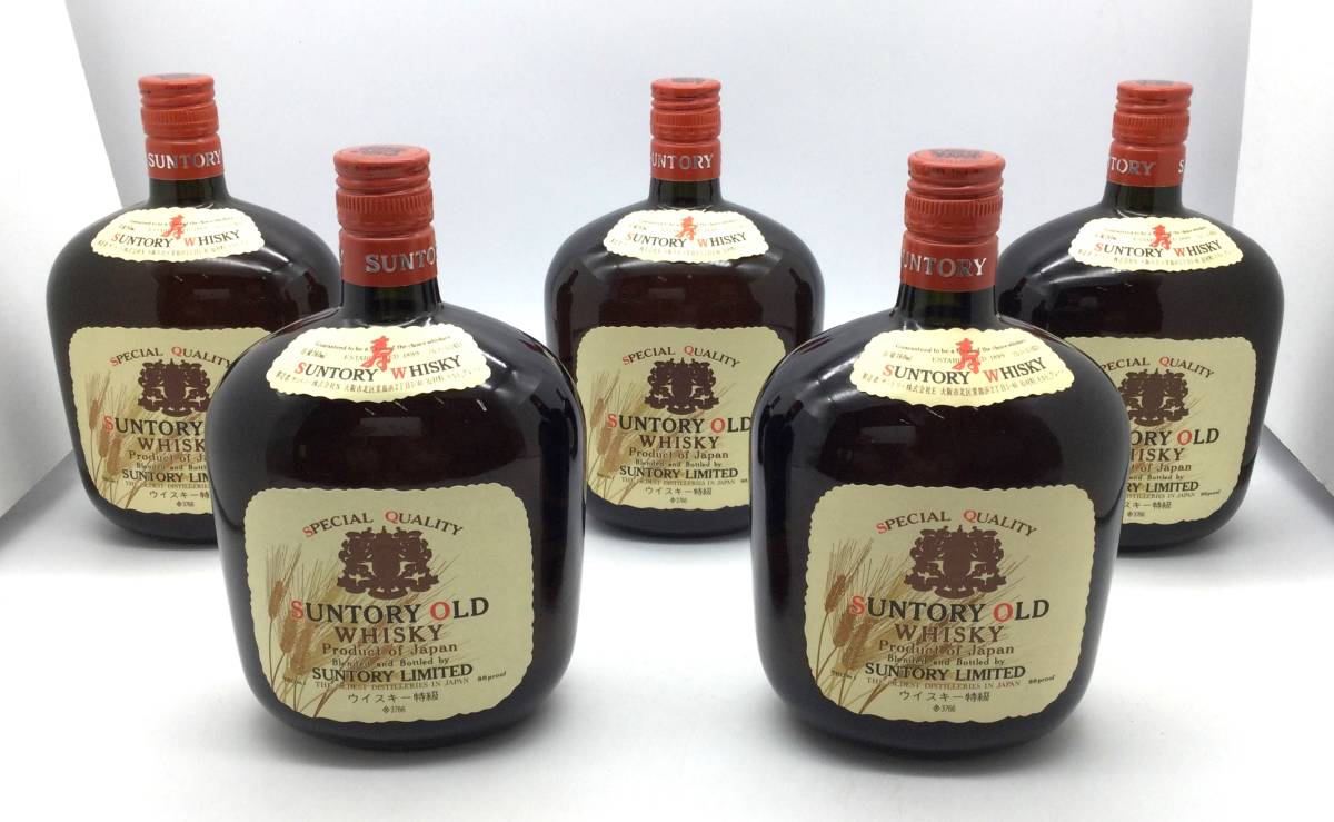 未開栓 ウイスキー【 SUNTORY OLD WHISKY 5本まとめ 未開栓 ウイスキー【 SUNTORY OLD WHISKY 5本まとめ