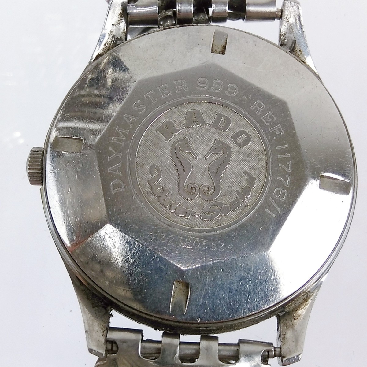 RADO daymaster 999 自動巻き デイデイト [稼働品] シルバー文字盤 