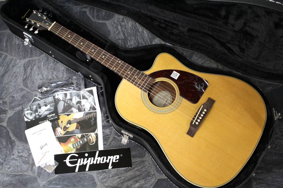 Epiphone AJ-210CE VS エレアコ　美品 引取大歓迎◇程度良EpiphoneエピフォンAJ-210CE NAエレアコ