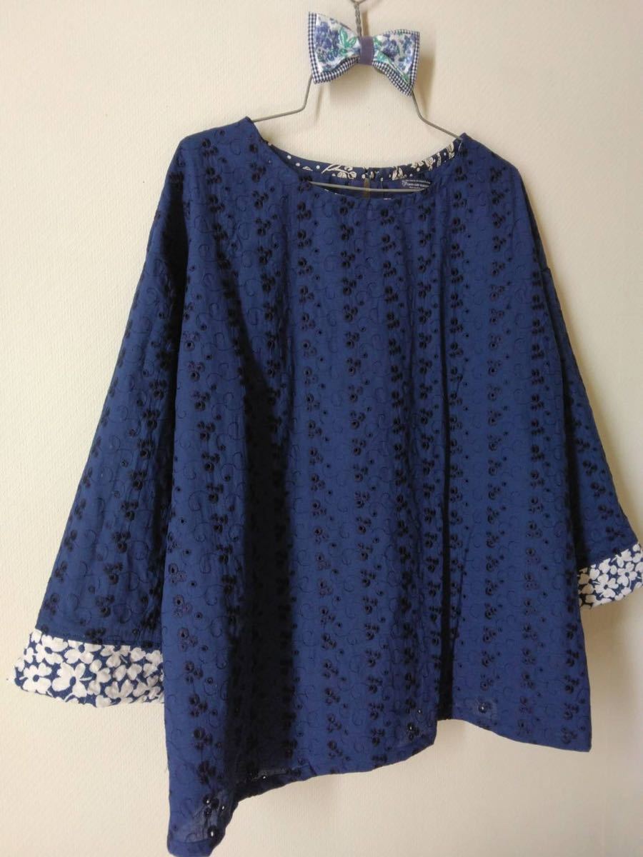 ドロップショルダーTブラウス パターンレーベル シンプルレシピ 