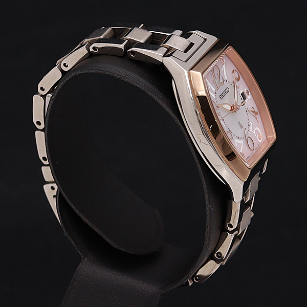 SEIKO セイコー ソーラー ルキア V137-0CD0 シェル文字盤 稼働品