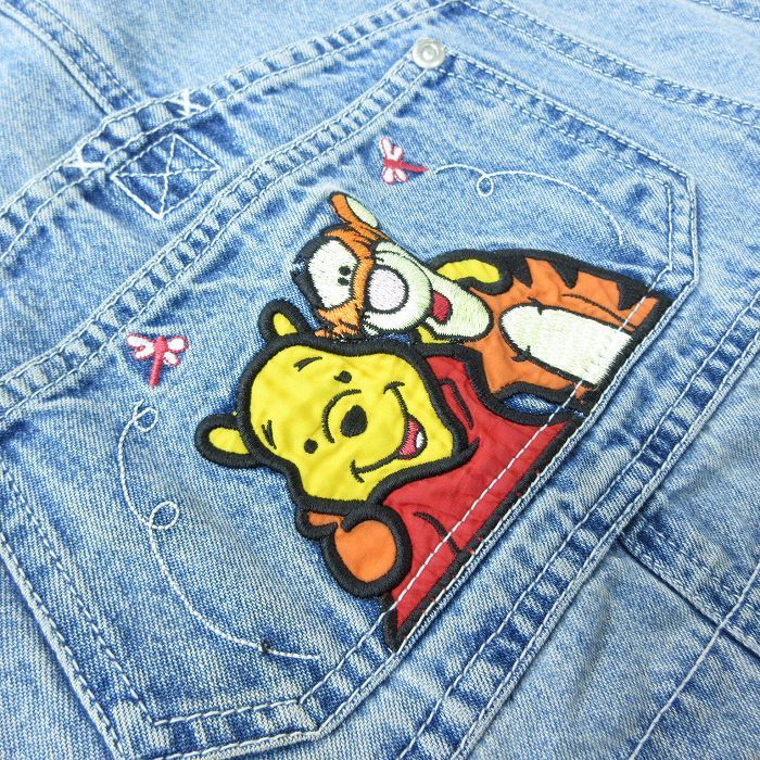 ディズニー Disney デニム 古着 オーバーオール 00年代 ミッキーマウス キャラクター 90年代〜 | サロペット 90年代 MICKEY 刺? &amp; ビッグスミス