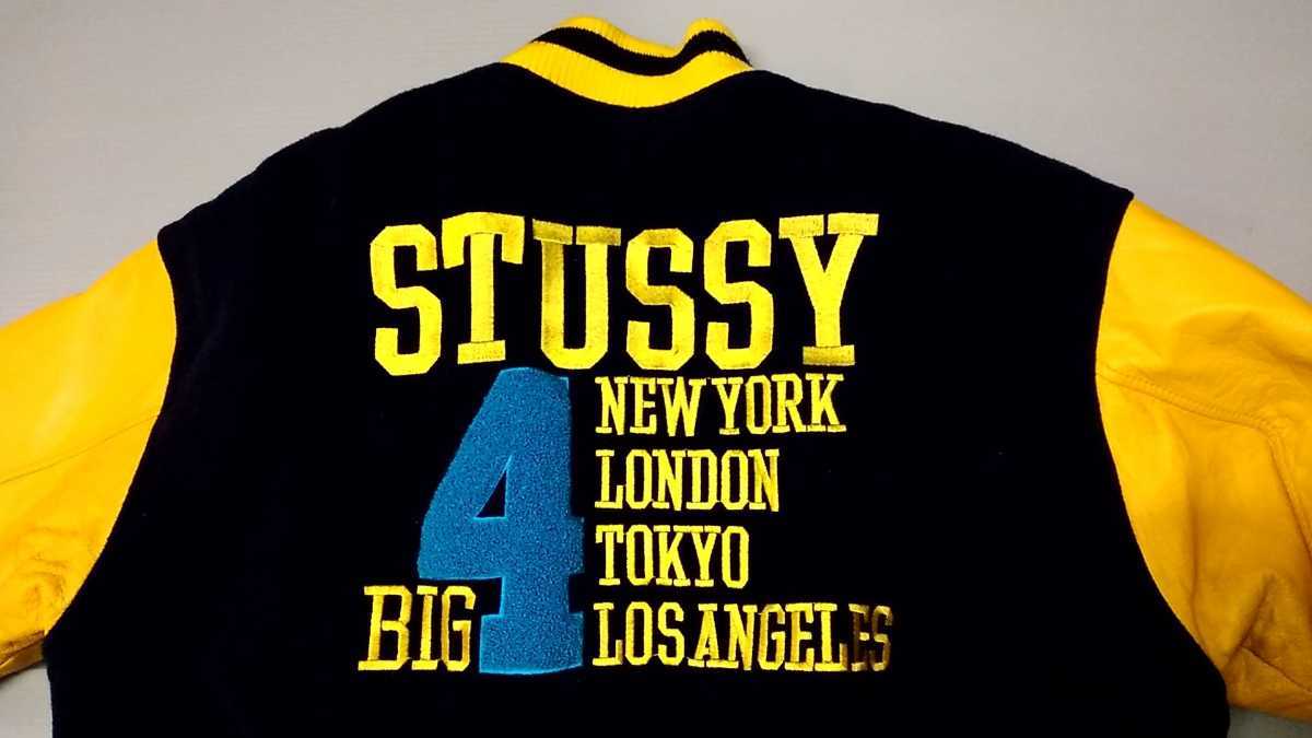 最新作，正規品 ステューシー STUSSY BIG4 スタジャン 袖革