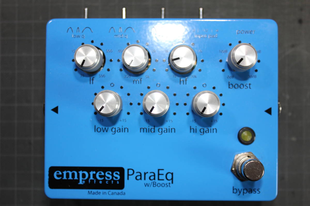 Empress Effects ParaEq MKII - ParaEQ Bass Pedal Deluxe Parametric