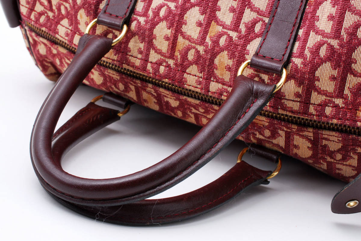 【1円スタート】Christian Dior　クリスチャンディオール　トロッター　レザー　ジャガード　ボストンバッグ　ハンドバッグ　22-1617 Dior Christian クリスチャンディオール 40ml スプレー 東京都
