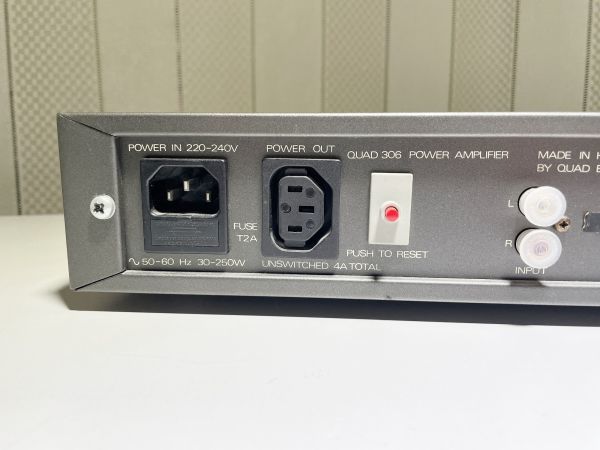 QUAD 306 英国製パワーアンプ 220V-240仕様 現状品 【公式通販】