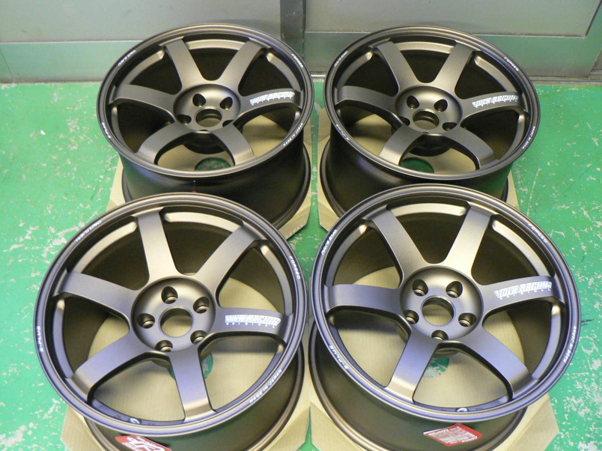 6】TE37 SAGA S-PLUS 18-10.5J+15 PCD114.3 5穴 RAYS CE28 ZE40 RE30 