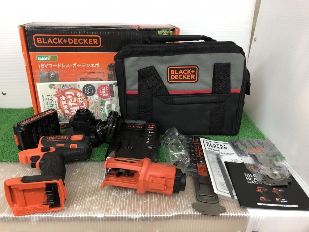 人気セール，新作 001 品 価格 BLACK&DECKER BLACK+DECKER 18Vマルチツールガーデンエボ GEVO183N 展示品(その他)｜売買されたオークション情報、yahooの商品情報をアーカイブ公開 - オークファン その他
