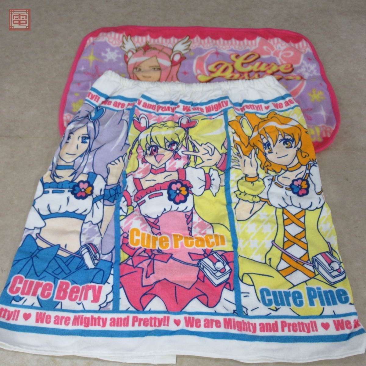 早い者勝ち【激レア・美品】フレッシュプリキュア！タオルケット 110×150cm フレッシュプリキュア！ ひざ掛け毛布/バスタオル/ミニタオル/ハンカチ