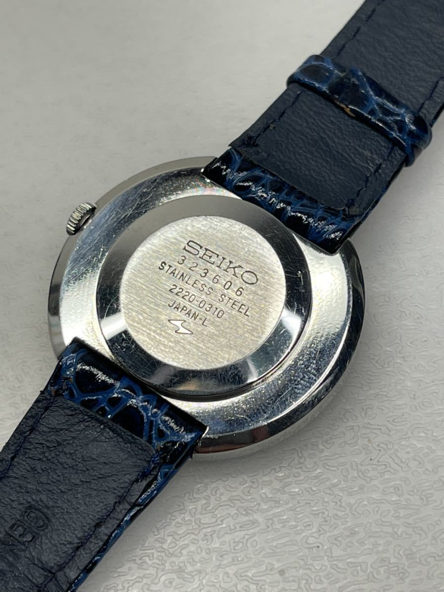 美品腕時計 レア超希少 SEIKO セイコー2220-0310/アンティーク/70年代  
