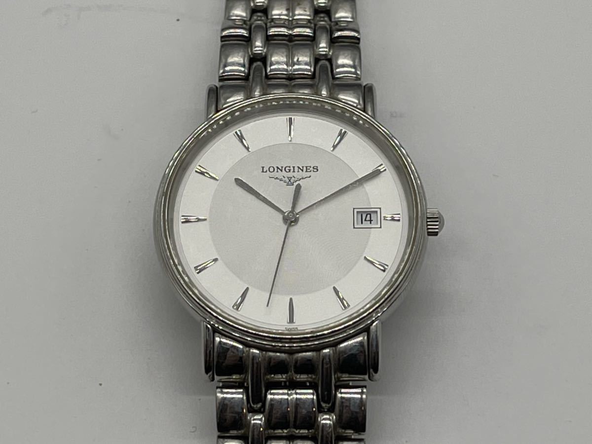 LONGINES ロンジン グランドクラシック L4.720.4 SS デイト 腕時計 白 