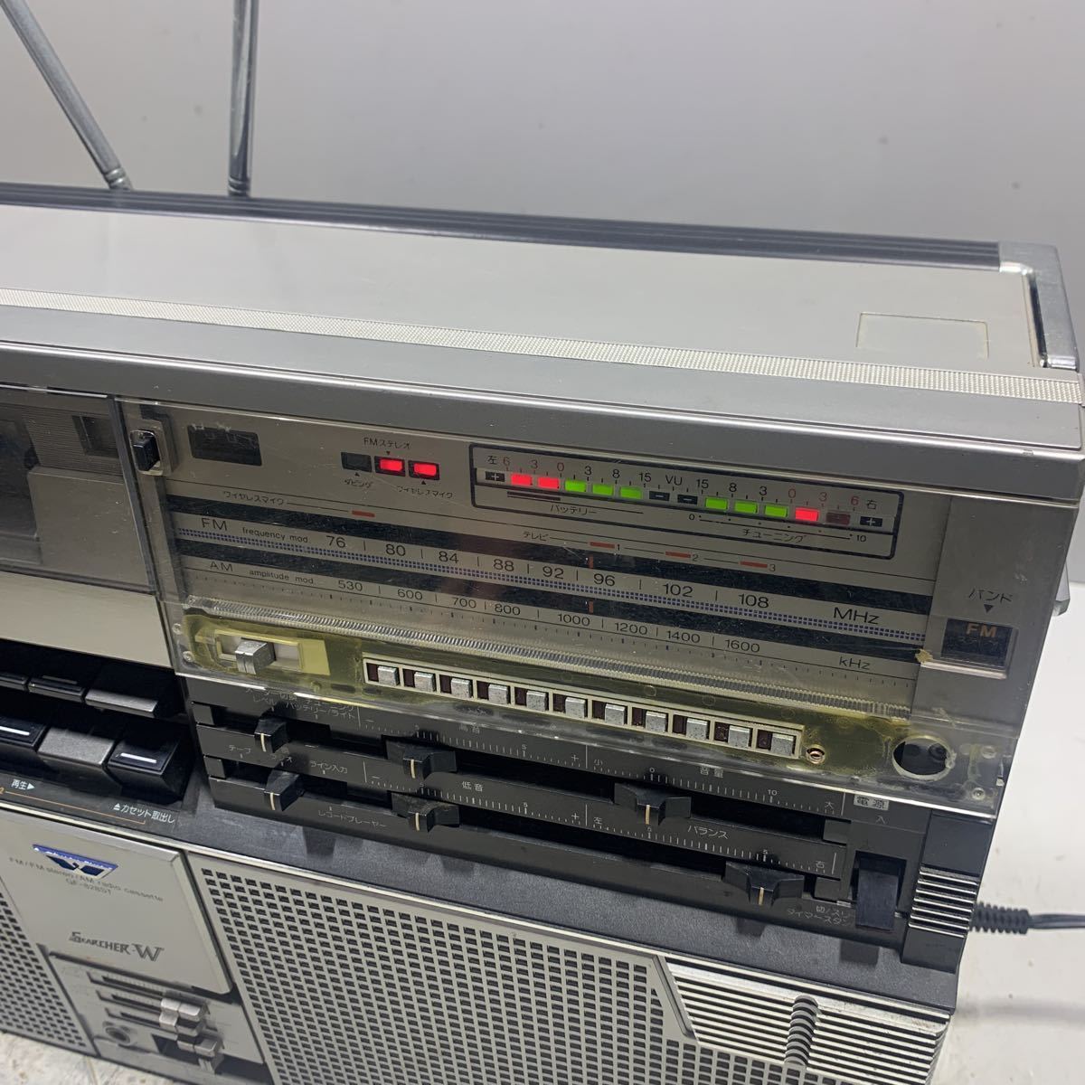 GB-2214 SHARP シャープ◇THE SEARCHER-W ラジオ付ステレオテープ