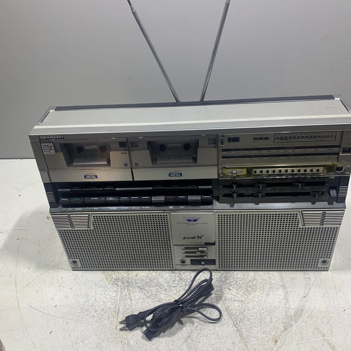 GB-2214 SHARP シャープ◇THE SEARCHER-W ラジオ付ステレオテープ
