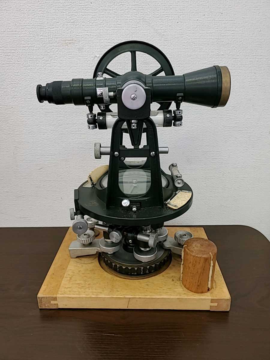 ○【ジャンク】測機舎 精密 トランシット 13265 測量機 測量機器 動作 