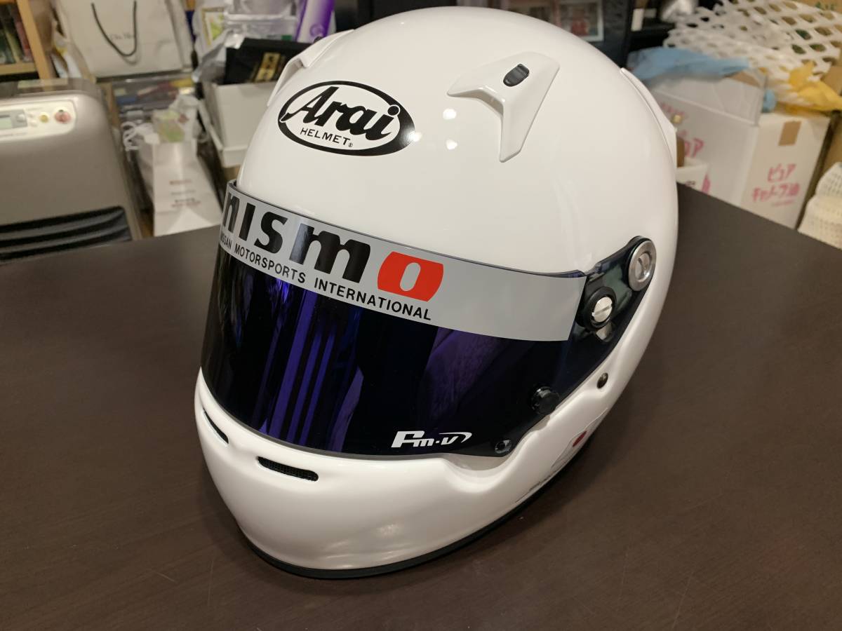 美品】 ARAI アライ GP-5W Lサイズ（59cm）+ Fm-vミラーシールド（純正 