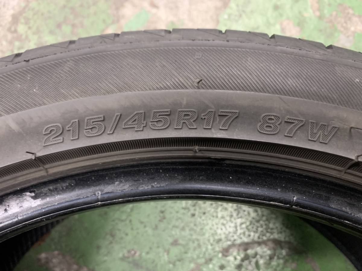 REGNO ブリヂストン - 87W GR-XI 販売と Y ブリヂストン レグノGR-XI 215/45R17 18年製 中古品４本セット