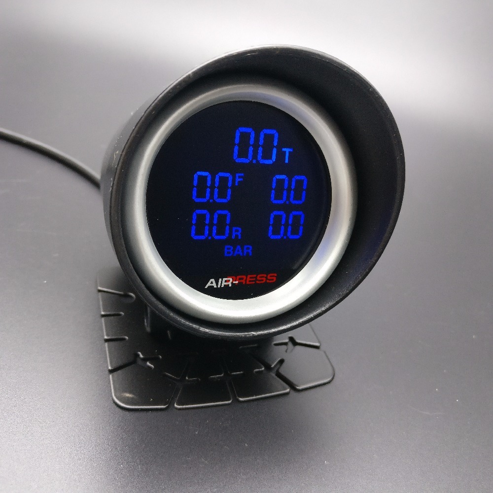 【保証付き】【送料無料】【当日発送】■配線5m■エアサス 7色　LED センサー５個付き ゲージ デジタルメーター 当日発送保証付送料無料7色 切り替え□配線5m LED タンク N17 パーツ
