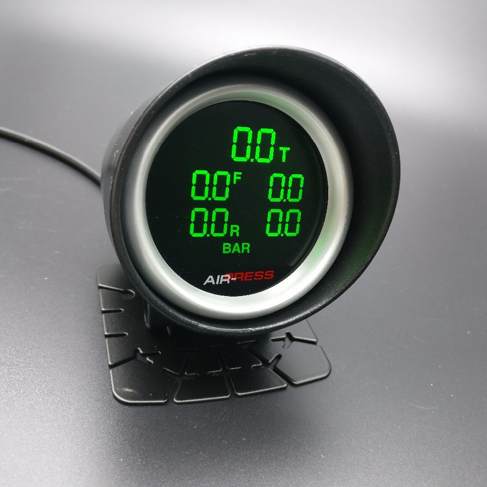 【保証付き】【送料無料】【当日発送】■配線5m■エアサス 7色　LED センサー５個付き ゲージ デジタルメーター 当日発送保証付送料無料7色 切り替え□配線5m LED タンク N17 パーツ