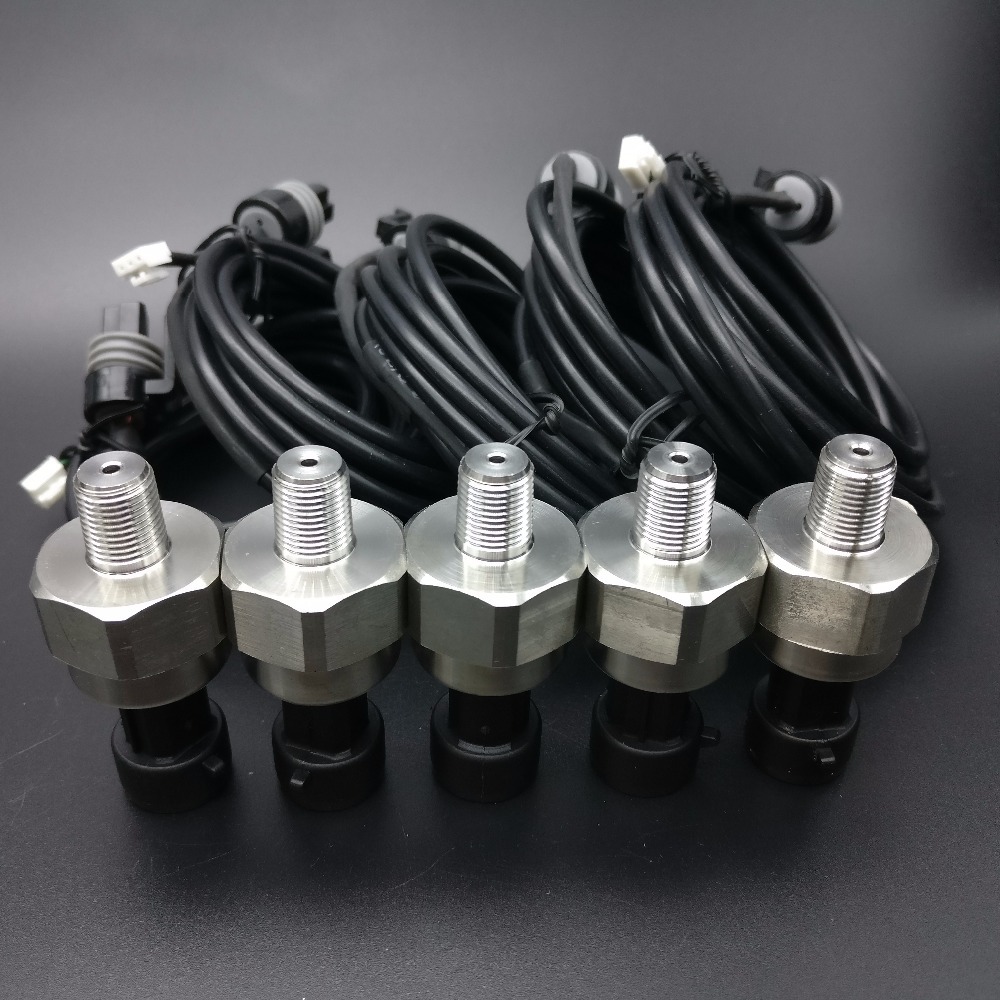 【保証付き】【送料無料】【当日発送】■配線5m■エアサス 7色　LED センサー５個付き ゲージ デジタルメーター 当日発送保証付送料無料7色 切り替え□配線5m LED タンク N17 パーツ