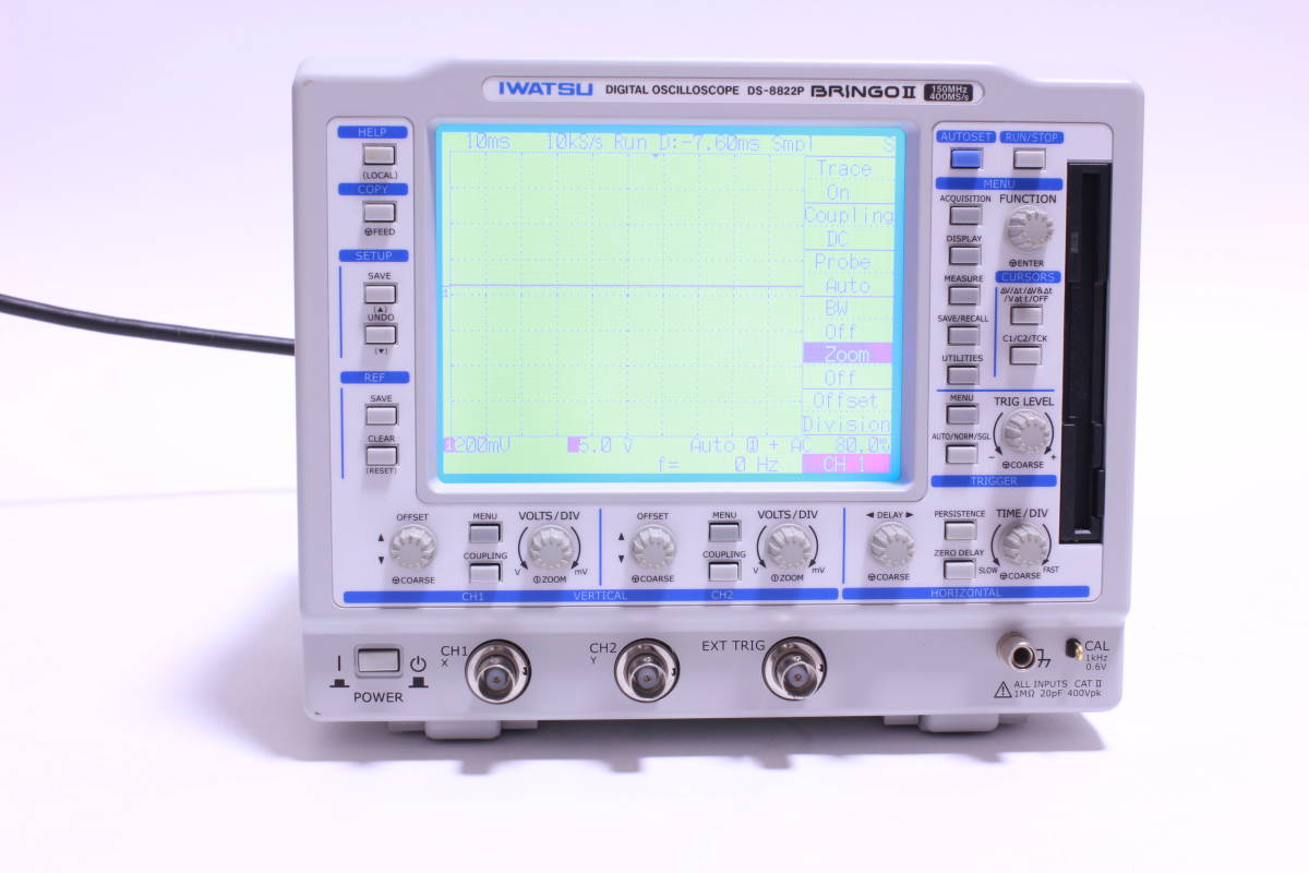 ジャンク IWATSU DS-8812P デジタルオシロスコープ BRINGO ジャンク IWATSU DS-8812P デジタルオシロスコープ BRINGO