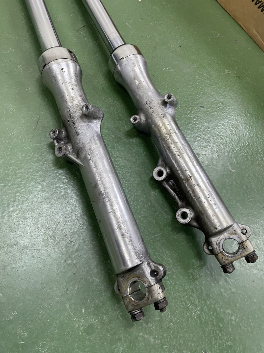 GT380 B3 大きな傷なし フロントフォーク 希少 当時 絶版 サンパチ