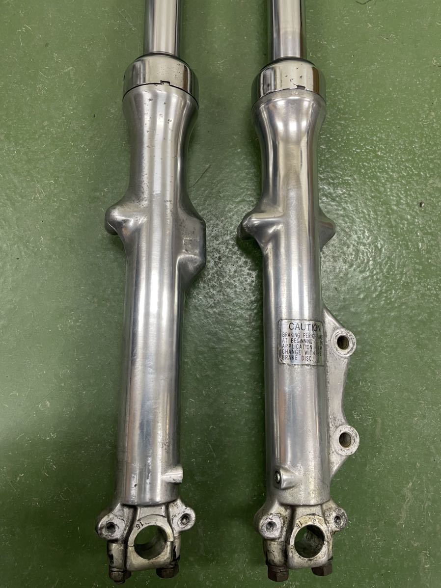 GT380 B3 大きな傷なし フロントフォーク 希少 当時 絶版 サンパチ