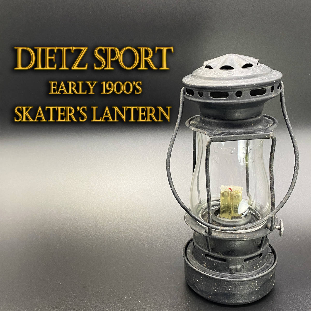 Dietz DIETZ Lantern Sport Antique Skaters SCOUT SKATERS SPORT