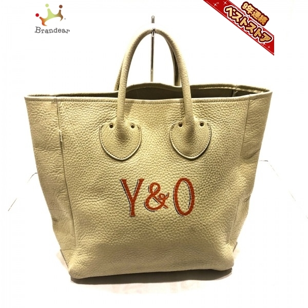 ヤングアンドオルセン YOUNG&OLSEN トートバッグ - レザー アイボリー