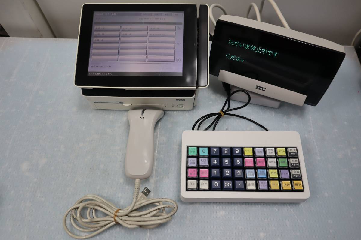 HOT，高品質 C6945 T TEC マルチターミナル MP-80 MP-80-S1-A111-R ＋タッチスキャナ HS-560-UB＋POS キーボード PKBMP-80 充電ケーブル無し(パソコン)｜売買されたオークション情報、yahooの商品情報をアーカイブ公開 - その他