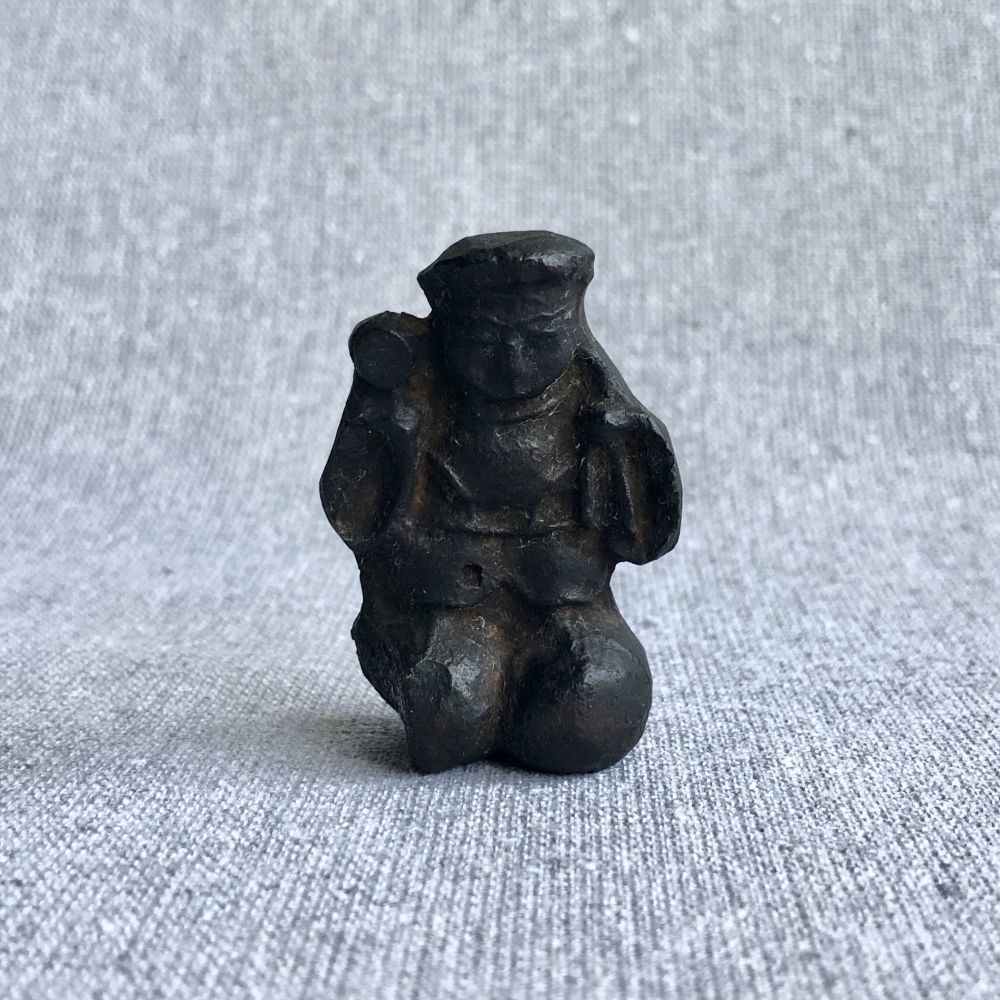 アンティーク 土人形 大黒天様 郷土玩具 大黒天 大黒様 土人形 郷土玩具 農民美術 七福神 置物 オブジェ 時代物