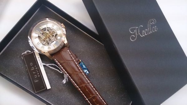 S-1 新品☆Furbo design フルボ腕時計 AUTOMATIC 表裏スケルトン 10 