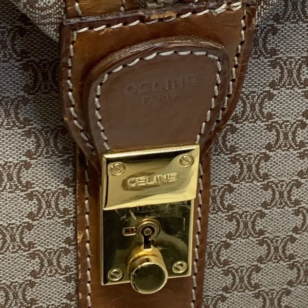 【1円スタート】CELINE ボストンバッグ セリーヌ マカダム柄 オールドセリーヌ ヴィンテージ ゴールド金具 ブランドバッグ CELINE マカダム柄 セリーヌ ⭐良品・定番⭐ ヴィンテージ|セリーヌ マカダムボストンバッグ
