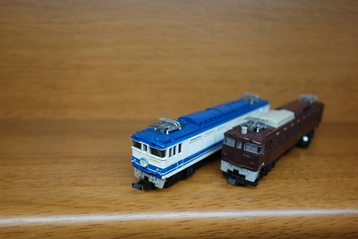 ジャンク No.12 TOMIX EF62茶 EF64 ユーロライナー色 電気機関車 2両