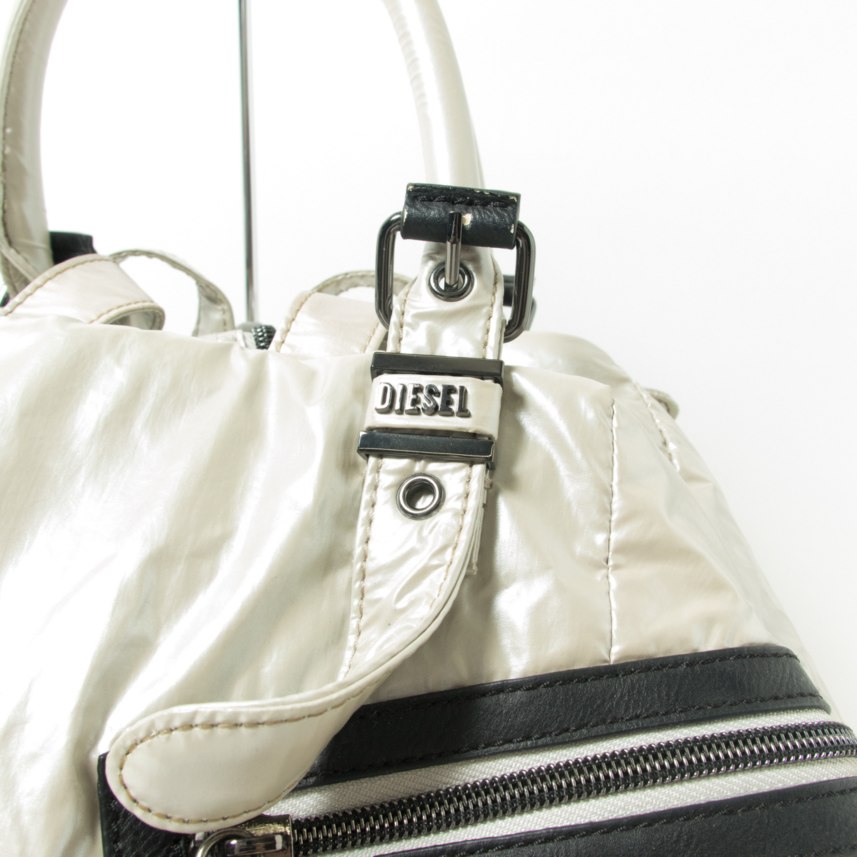 DIESEL ディーゼル ハンドバッグ リュックサック 2way ホワイト 白 