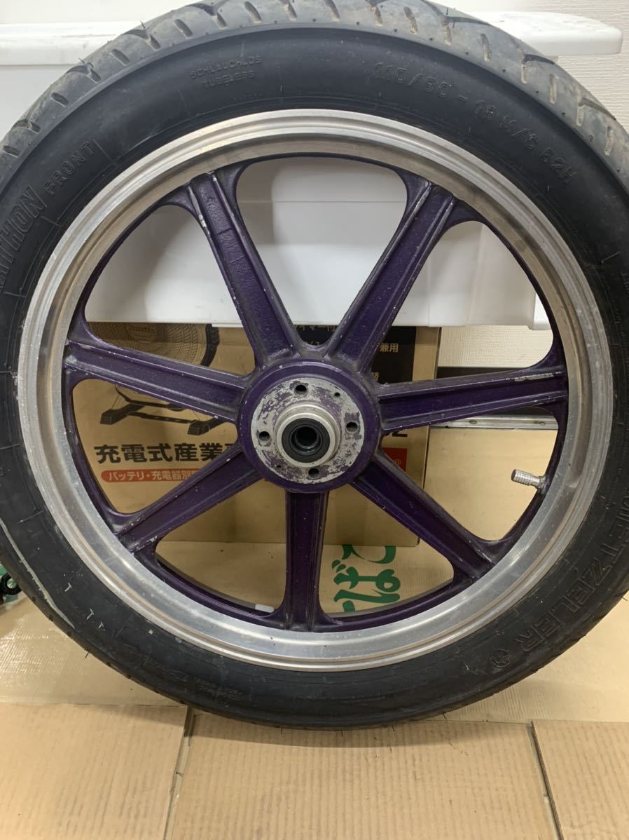 カワサキ Z1・Z2・KZ レスター19インチキャストホイール カワサキ Z1