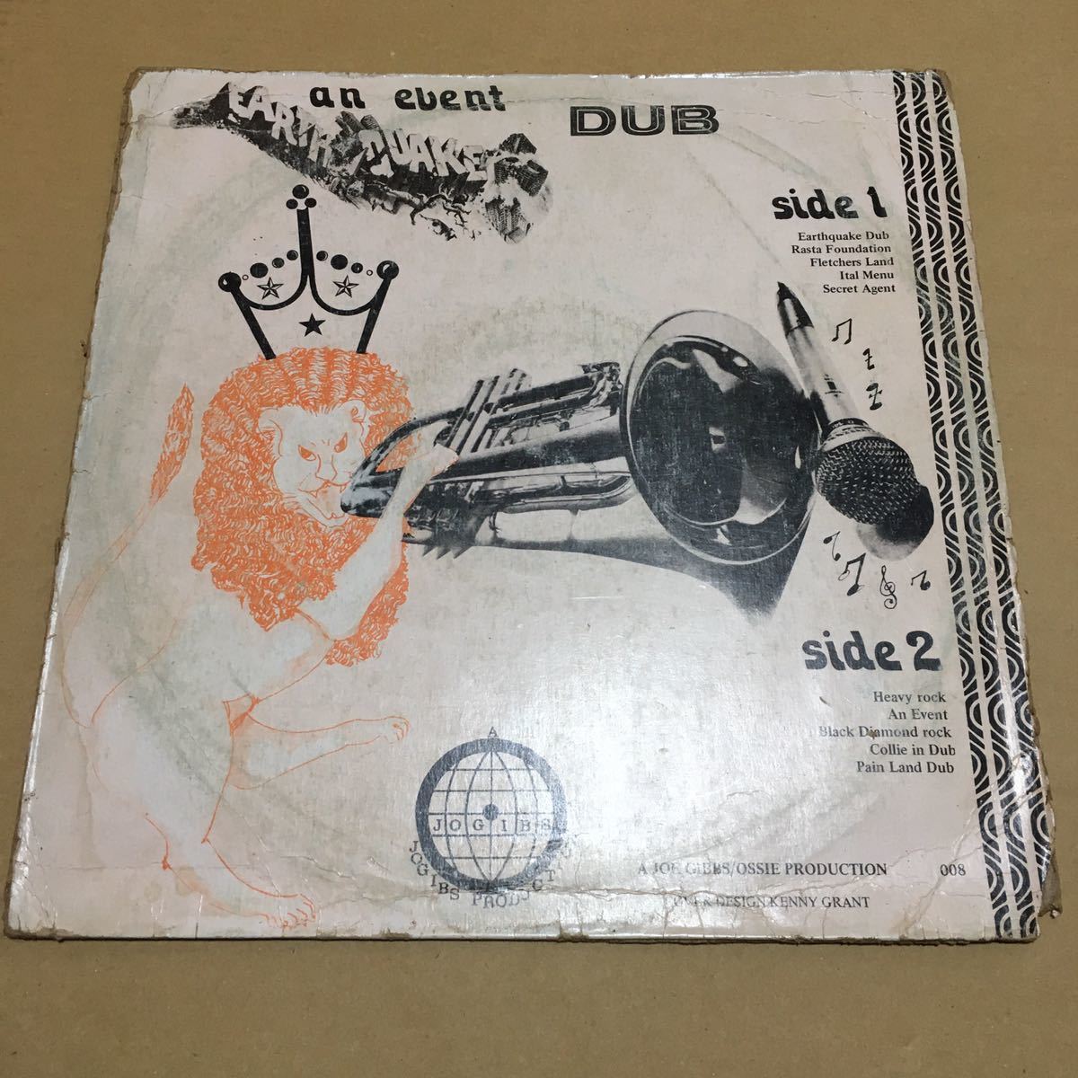◇THE REVOLUTIONARIES/EARTHQUAKE DUB◇レゲエ/LPレコード/reggae 