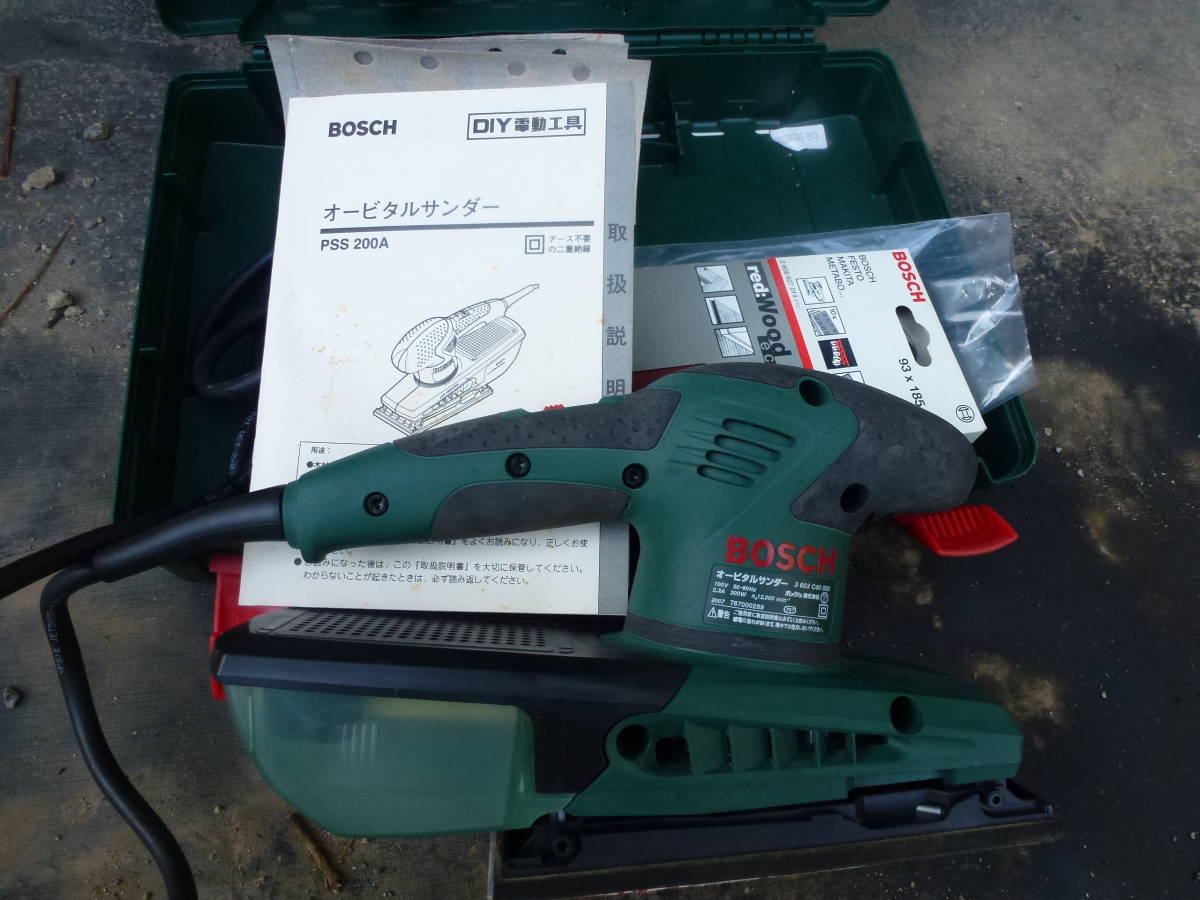BOSCH 吸じんオービタルサンダー ボッシュ 中古美品 集塵オービタル 