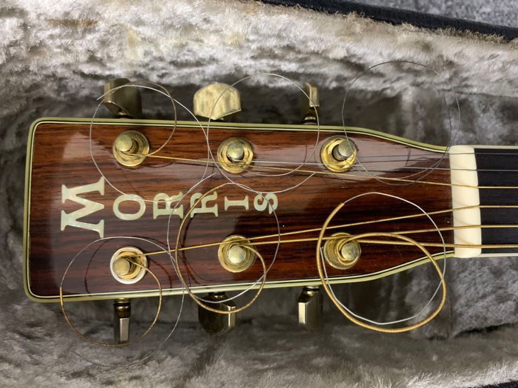 Morris MD-525M アコースティックギター ハードケース付き Morris