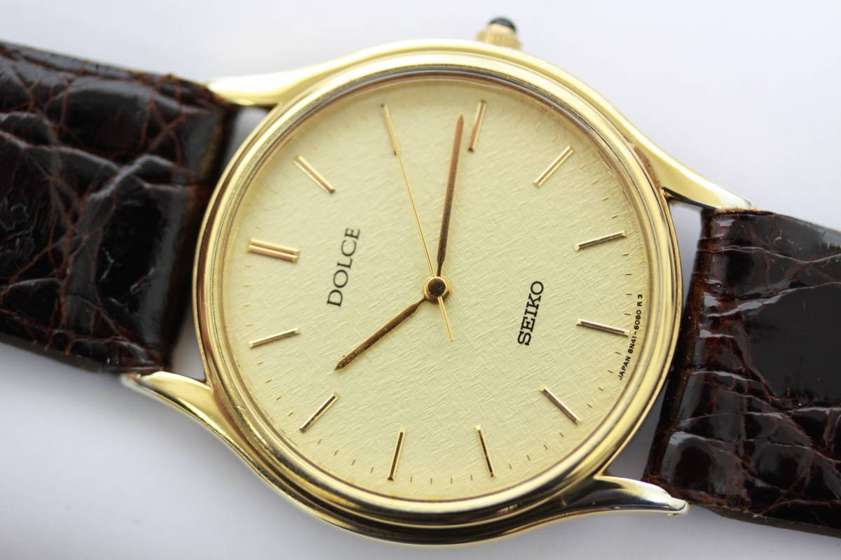 本物保証，新作 中古品 SEIKO DOLCE セイコー ドルチェ GP/SS クォーツ 