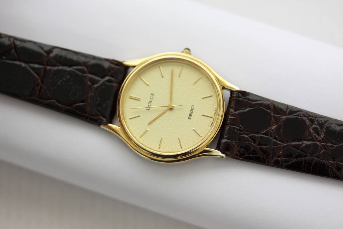 本物保証，新作 中古品 SEIKO DOLCE セイコー ドルチェ GP/SS クォーツ 